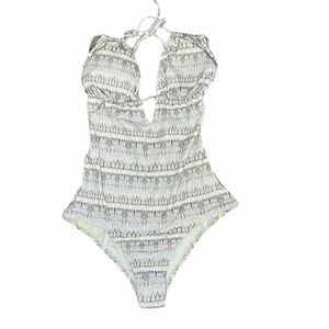 EBERJEY Ruched One-Piece Swimsuit Sz S